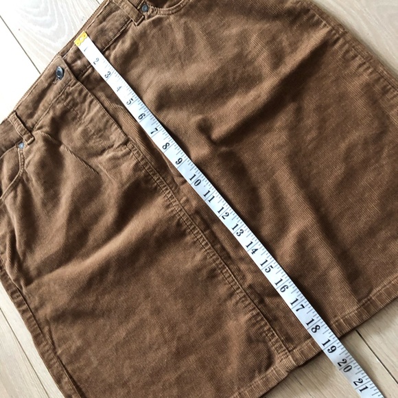 Talbots Petites Corduroy Mini Skirt in Tan Size 12P - Picture 10 of 10